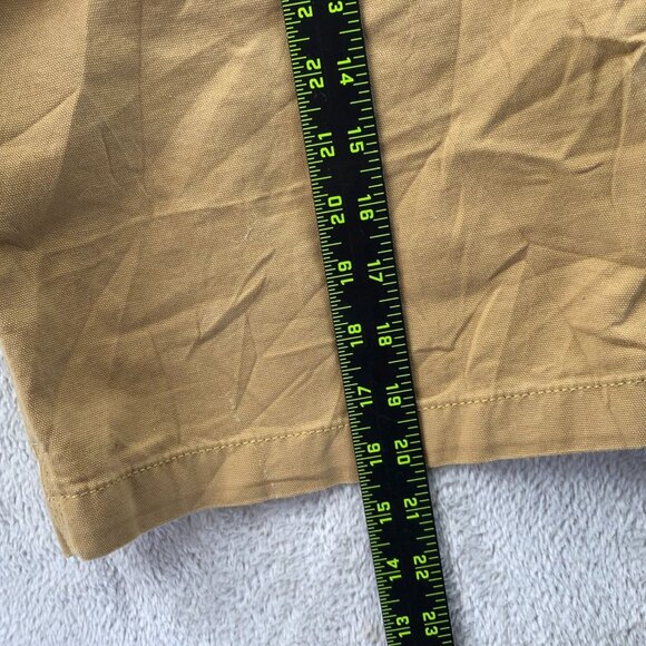 Carhartt Men's Work Shorts Size 34 Rugged Flex Relaxed Canvas Khaki Tan Casual - Picture 9 of 16